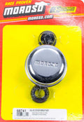 MOROSO 68741 Chrome Steel Round Breather with PCV Grommet, 1-1/4 Inch Hole