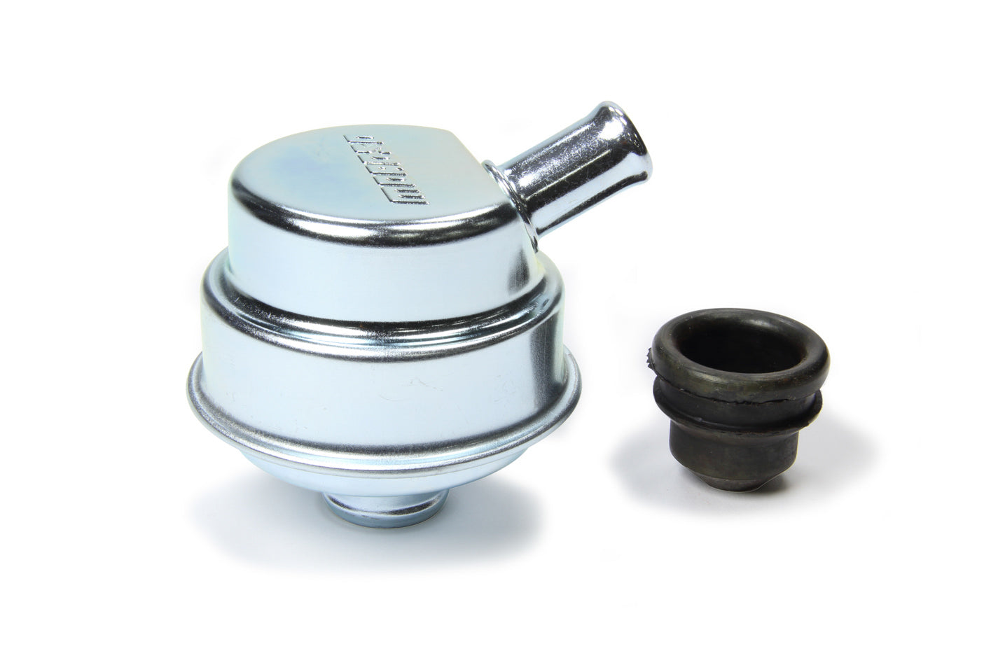 MOROSO 68780 Gold Oil Separator and Breather with 1-1/4 Inch Round Push-In Design and 5/8 Inch Hose Fitting
