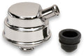 MOROSO 68781 Chrome Oil Separator Breather with Push-In Round Design and 1-1/4 Inch Hole