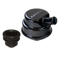 MOROSO 68782 Oil Separator Breather, Black Powder Coat, 1-1/4 Inch Round Push-In Fitment