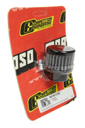 MOROSO 68792 Clamp On Breather for 1 Inch ID Tubes, Round Rubber Black Reusable