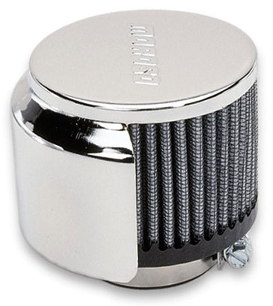 MOROSO 68811 Chrome Round Breather with Clamp-On Design for 1-3/8 Inch OD Tube
