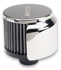 MOROSO 68813 Chrome V. Cover Breather 1-1/4 Inch Hole Round Push-In Steel