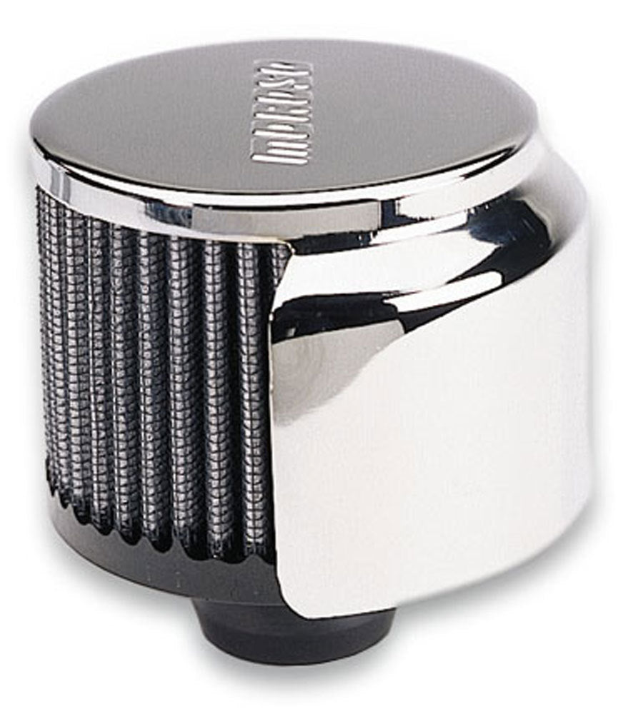 MOROSO 68813 Chrome V. Cover Breather 1-1/4 Inch Hole Round Push-In Steel