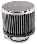 MOROSO 68815 Chrome Round Breather with Clamp-On Design for 1-3/8 Inch OD Tubes