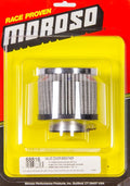 MOROSO 68816 Chrome Round Breather with Clamp-On Design for 1-1/2 Inch OD Tubing