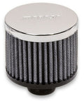 MOROSO 68817 Chrome V. Cover Breather with Push-In Round Design for 1-1/4 Inch Hole