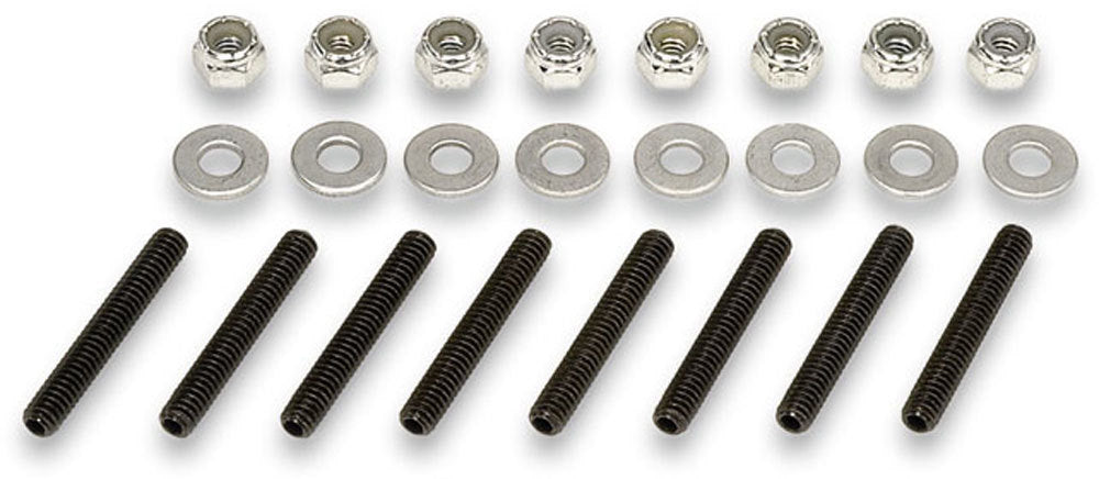MOROSO 68820 Valve Cover Fasteners Set of 8, 1/4-20 Inch Thread, 1.75 Inches Long, Steel Hex Nuts with Chrome Finish
