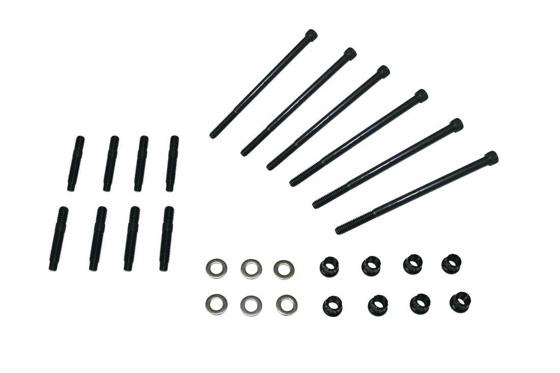 MOROSO 68836 Valve Cover Hardware Kit for Big Block Chevy, Chromoly Black Oxide Fasteners