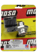 Moroso 68839 GM LS Valve Cover Breather Kit with Round Screw-In Design