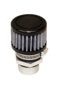 MOROSO Valve Cover Breather Kit GM LS with An Oil Fill Bung, 1-1/4 Inch Threaded Bung, Round Screw-In Design
