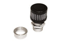 MOROSO 68853 Valve Cover Breather Kit U-Weld Aluminum with 1 Inch Threaded Bung and Clamp-On Filter