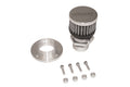 MOROSO 68854 Valve Cover Breather Kit Bolt-In Style Aluminum with 1 Inch Threaded Bung and Clamp-On Filter