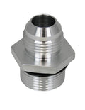 Moroso 68856 12AN Male Fitting for GM LS-Series Valve Covers, Aluminum, Clear Anodized