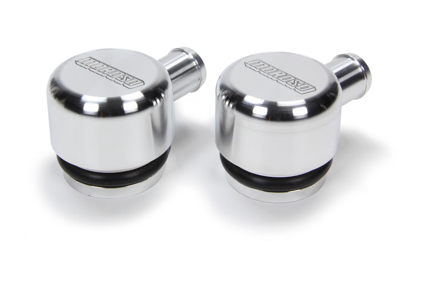 MOROSO 68857 Valve Cover Breathers Pair for GM COPO Engines, Aluminum, Polished Finish