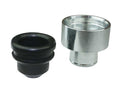 MOROSO 68860 Breather Adapter for GM COPO Valve Cover with 1.22 Inch Hole, Steel, Chrome Finish