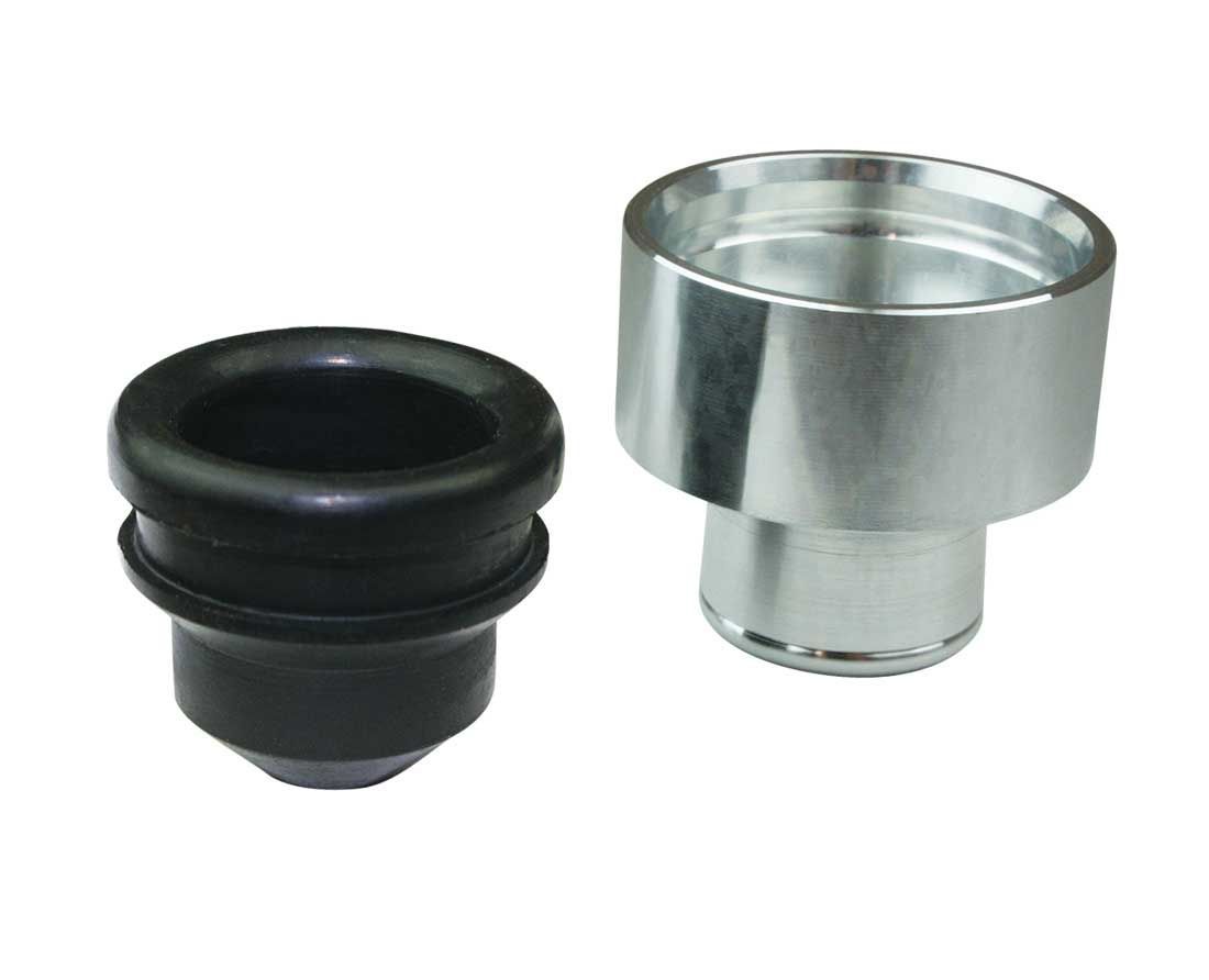 MOROSO 68860 Breather Adapter for GM COPO Valve Cover with 1.22 Inch Hole, Steel, Chrome Finish