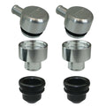 MOROSO Billet Breather Adapter Kit 2-Pack for 1.22 Inch Hole with Aluminum Construction