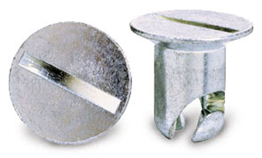 MOROSO 71300 Flush Head Quik Fastener with 7/16 Inch Body, Steel, Zinc Plated, Set of 10