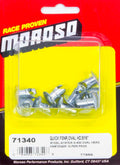 MOROSO 71340 Steel Quick Fasteners, Oval Head, Slotted, 5/16 Inch Diameter, 0.400 Inch Length
