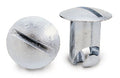MOROSO 71350 Oval Head Quik Fastener, 7/16 Inch Length, Zinc Plated Steel