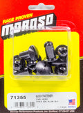 MOROSO 71355 Oval Head Quick Fastener 7/16 Inch Body Diameter Black Anodized Aluminum