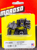 MOROSO 71365 Oval Head Quick Fastener 7/16 Inch x 0.450 Inch Aluminum Black Anodized Set of 10