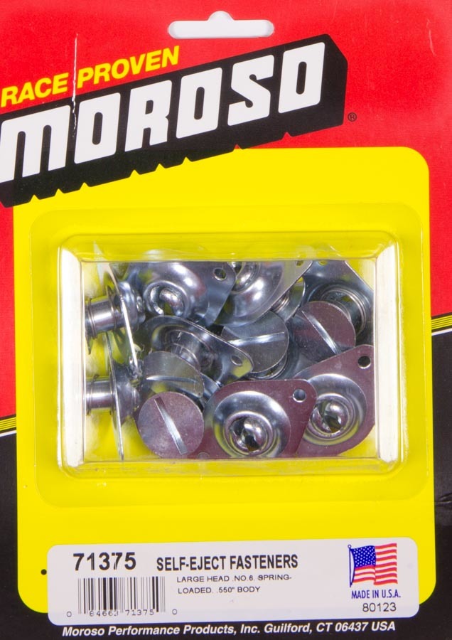 MOROSO 71375 Large Head Quik Fastener with 0.550 Inch Body Length