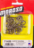 MOROSO Quik Fastener Spring 1-3/8 Inch Length, 0.325 Inch Reach, Steel, Cadmium Finish, Set of 10