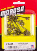 MOROSO 71425 Quick Turn Fastener Spring Set of 10, 1 Inch Length, 0.25 Inch Reach, Steel, Cadmium Finish