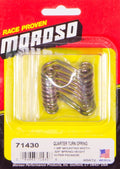 MOROSO Quick Fastener Spring 1 Inch Long, Steel with Cadmium Finish, Set of 10 Part Number 71430
