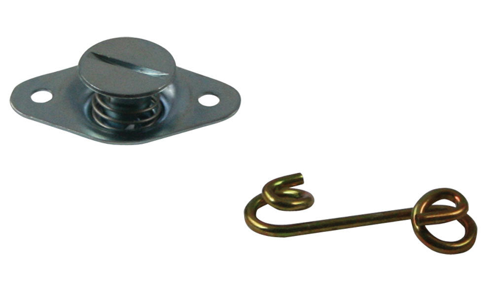 MOROSO 71440 Self Ejecting Fasteners with 0.400 Inch Short Body, Zinc Plated Steel, Set of 10
