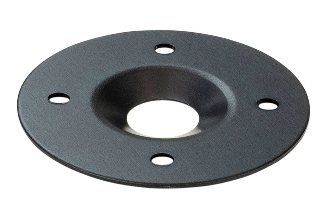 MOROSO Body Reinforcing Plate 71496, 1-3/4 Inch Diameter Aluminum, Black Anodized with Quick Release Fastener, Set of 10