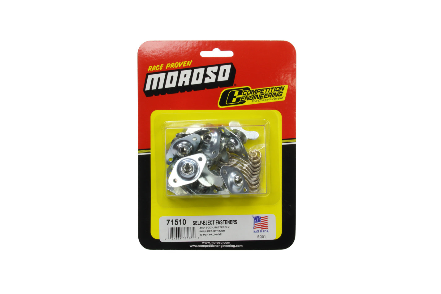 MOROSO Butterfly Quik Fastener 71510 with Self Ejecting Wing Head for Secure Panel Attachment