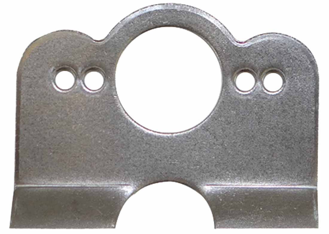 MOROSO 71557 Quick Fastener Bracket with 2 x 1.5 Inch Weld-On Mounting Bracket, 45 Degree Angle, Steel, Natural Finish