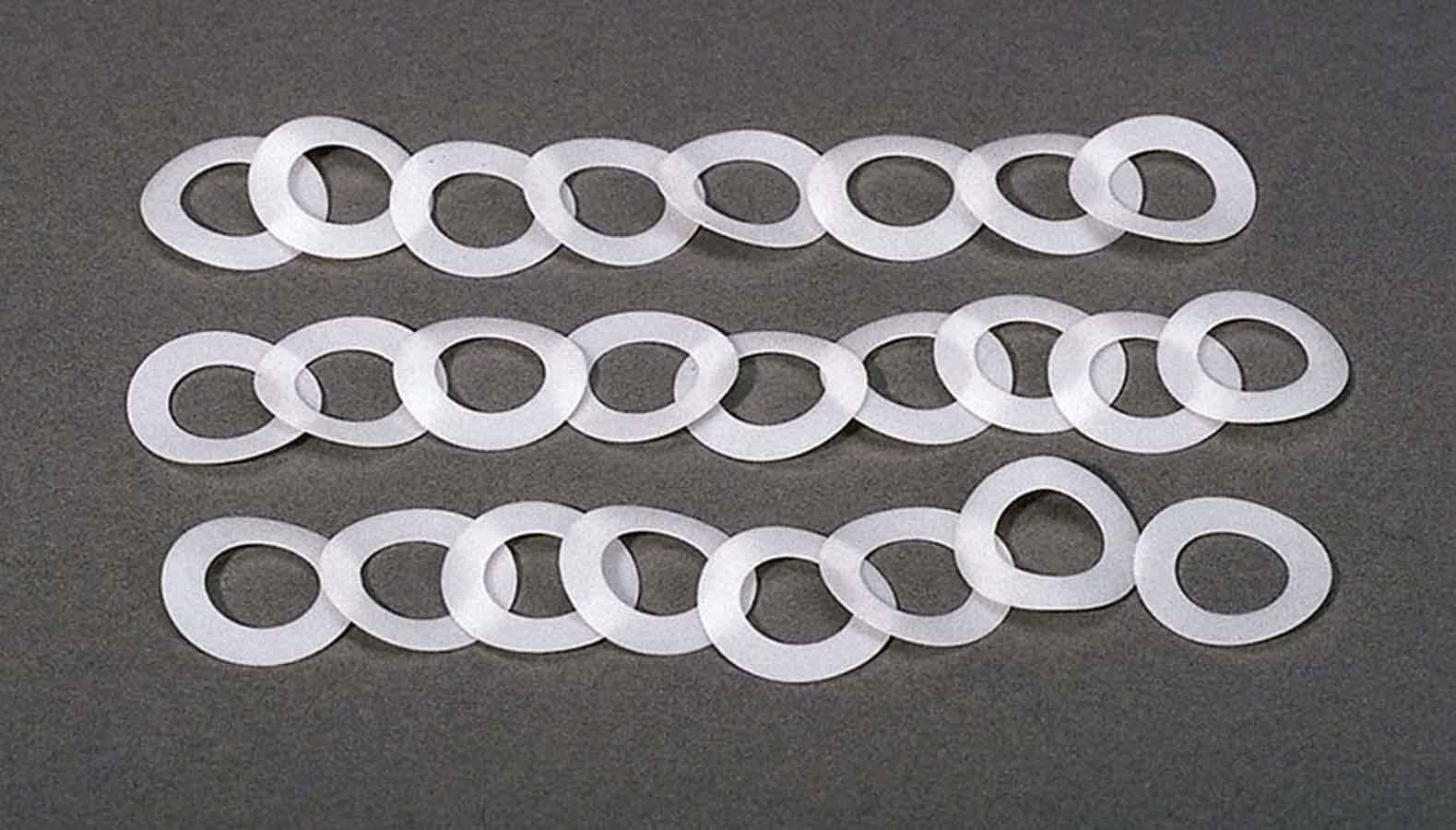 MOROSO 71610 Quik Fastener Washers, 0.39 Inch Inner Diameter, PTFE Material, Set of 25