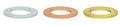 MOROSO Spark Plug Index Washers Flat Seat Set of 30, 14 mm Diameter, 0.040 in / 0.050 in / 0.064 in Thickness