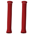 MOROSO Spark Plug Boot Sleeve 0.75 Inch Diameter 7.5 Inch Length High-Temperature Braided Fiberglass Red Pair