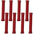 MOROSO Spark Plug Boot Protectors High Temperature Red 8-Pack, 0.75 Inch Diameter, 7.5 Inch Length