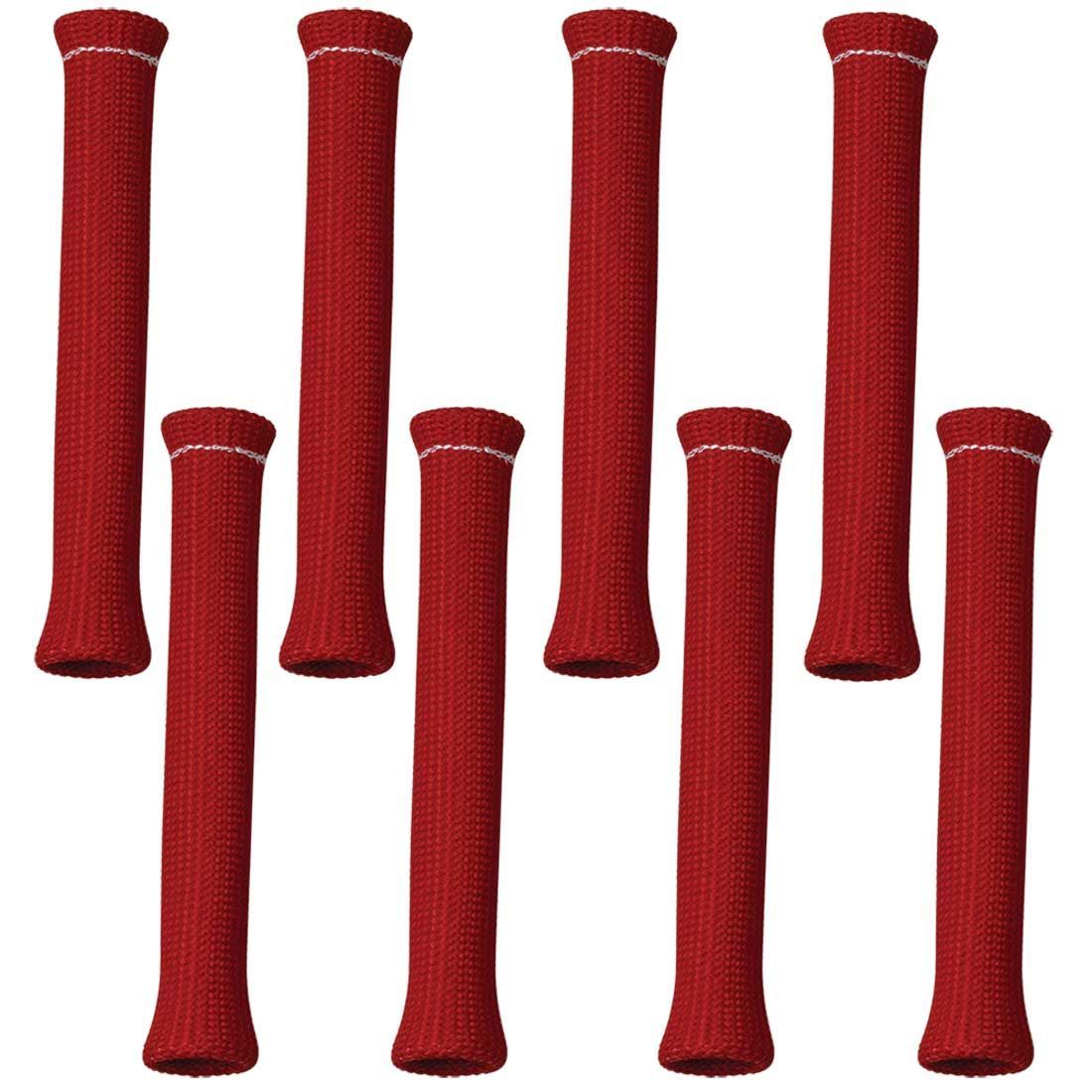 MOROSO Spark Plug Boot Protectors High Temperature Red 8-Pack, 0.75 Inch Diameter, 7.5 Inch Length