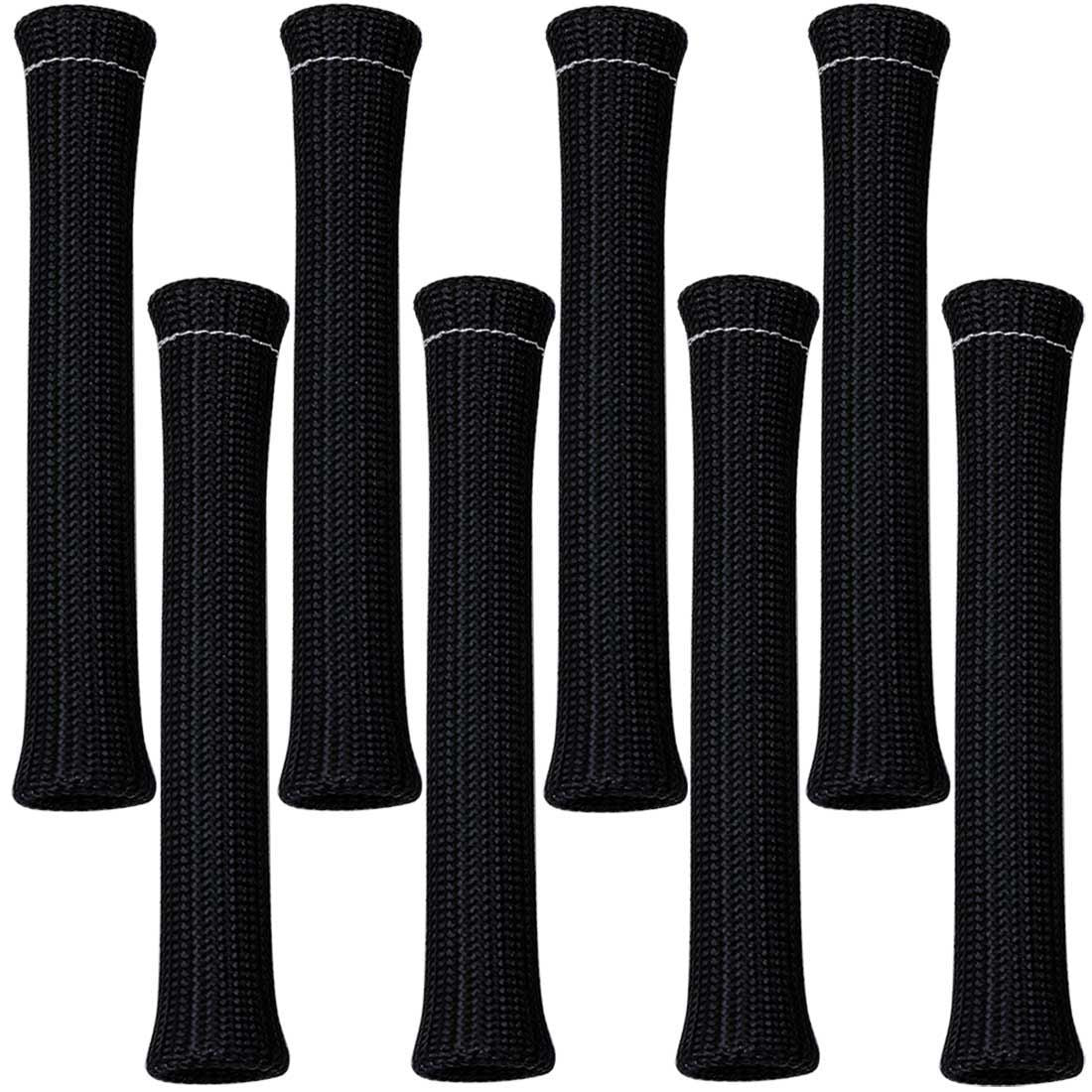 MOROSO Spark Plug Boot Protectors 71978 High-Temperature Black Braided Fiberglass Set of 8