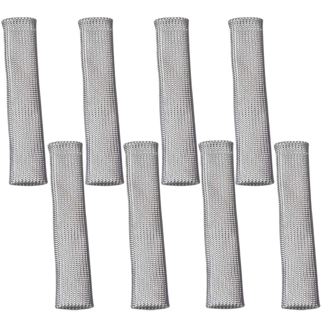 MOROSO 71981 Spark Plug Boot Sleeve Set of 8, High-Temperature Braided Fiberglass, 0.75 Inch Diameter, 7.5 Inch Length