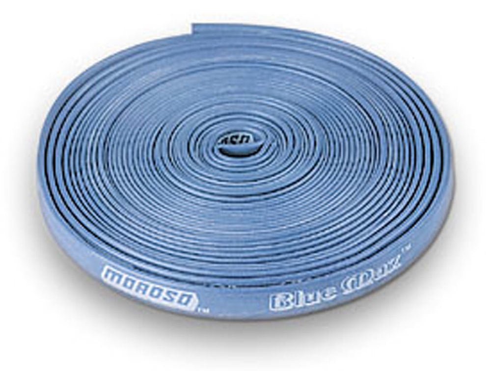 MOROSO 72000 25-Foot Spark Plug Wire Sleeve, 7-8 mm Diameter, Fiberglass and Silicone Material, Blue Color