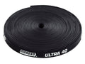 MOROSO 72012 Insulated Plug Wire Sleeve Ultra 40, 8.65 mm Diameter, 25 ft Length, Fiberglass and Silicone Material, Black