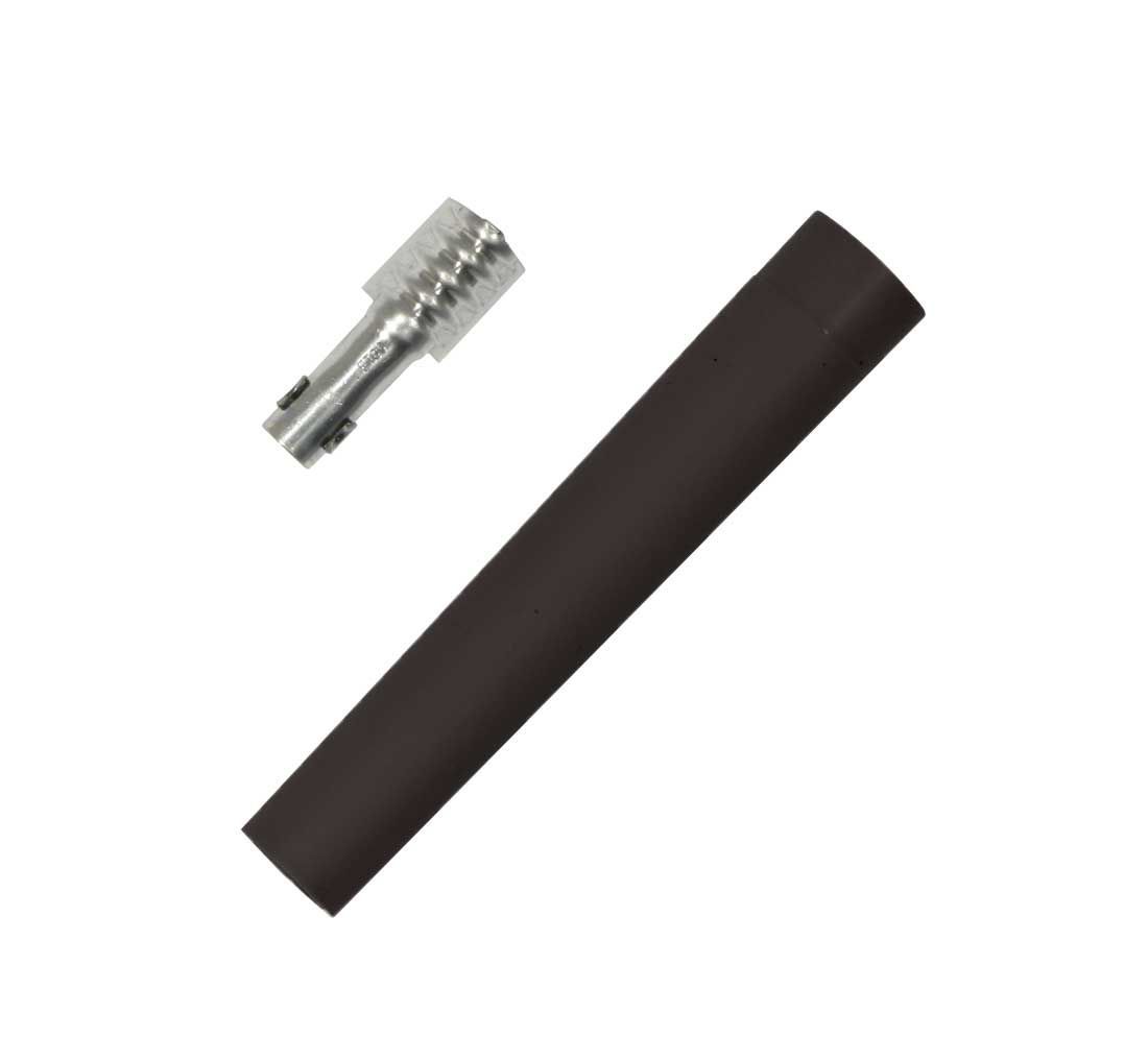 MOROSO 72061 Ultra 40 Spark Plug Boot and Terminal Kit, 8.65 mm, Straight, Black, Set of 8