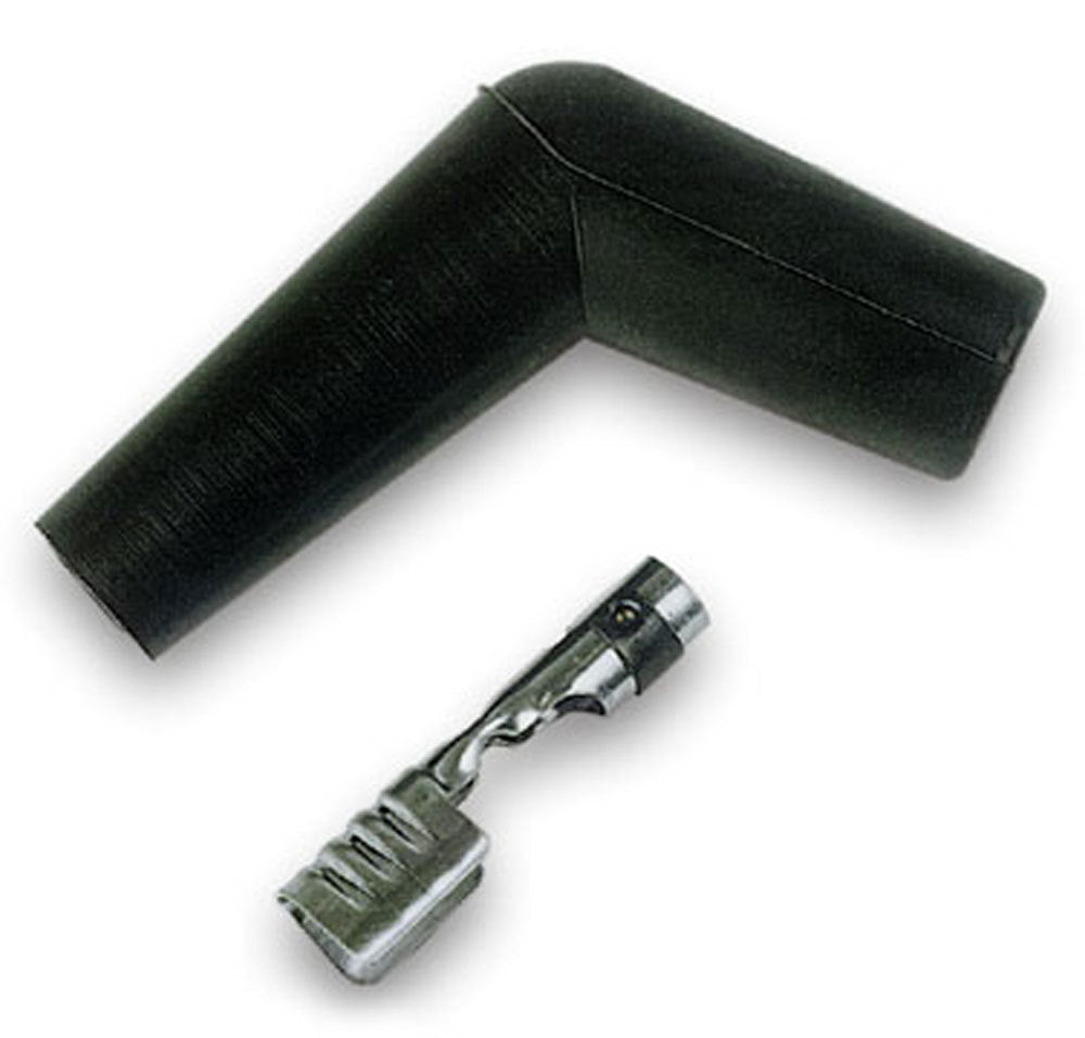 MOROSO 72075 Blue Max Spark Plug Boot Kit, 8 mm, 135 Degree, Black, Set of 8