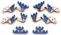 MOROSO 72140 Blue Spark Plug Wire Loom Kit for Small Block Chevy Center Bolt Valve Cover