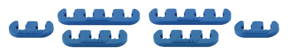 MOROSO 72160 Blue Spark Plug Wire Loom Kit with 7-9 mm Plastic Clips