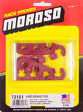 MOROSO 72161 Red Spark Plug Wire Loom Kit for V8 Engines, 7-9 mm Diameter, Plastic Clip Style