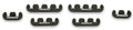 MOROSO 72163 Spark Plug Wire Loom Kit Black 7-9 mm Plastic Clip Style